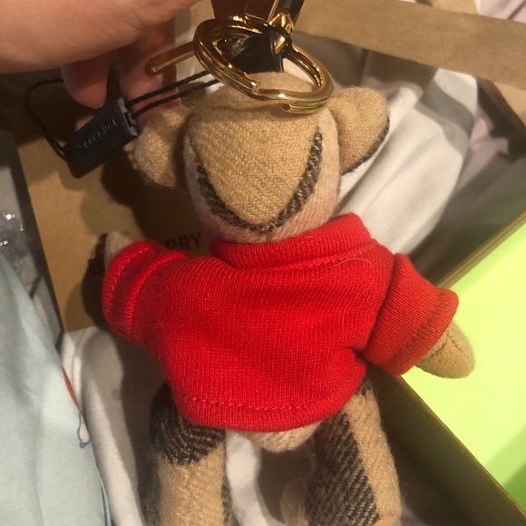 Burberry TB Sweatshirt Keychain - Picture 2 of 2